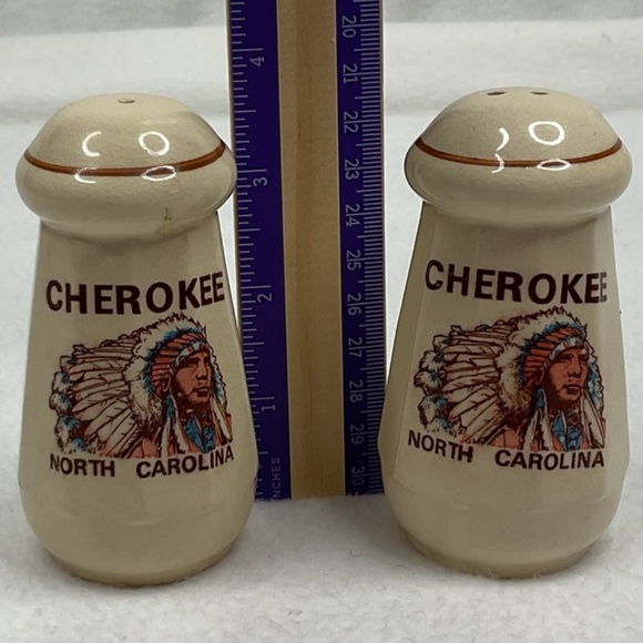 Vintage Cherokee Indian Salt & Pepper - Picture 1 of 6